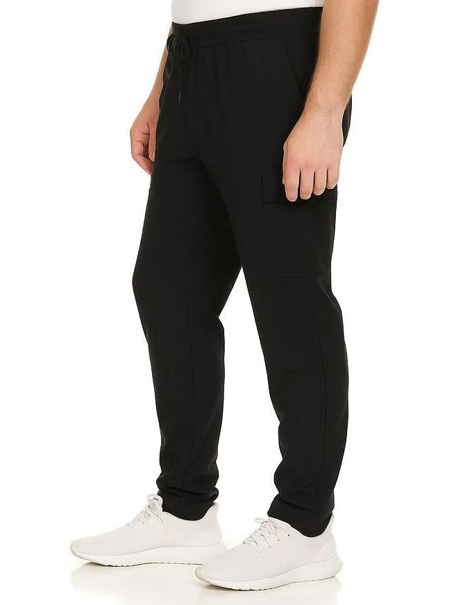 HEAL+WEAR Men's Clinical Multi-Pocket Jogger Scrub Pants - 4-Way Stretch, Drawstring Waist, Cargo Design, Machine Washable, 94% Polyester 6% Spandex