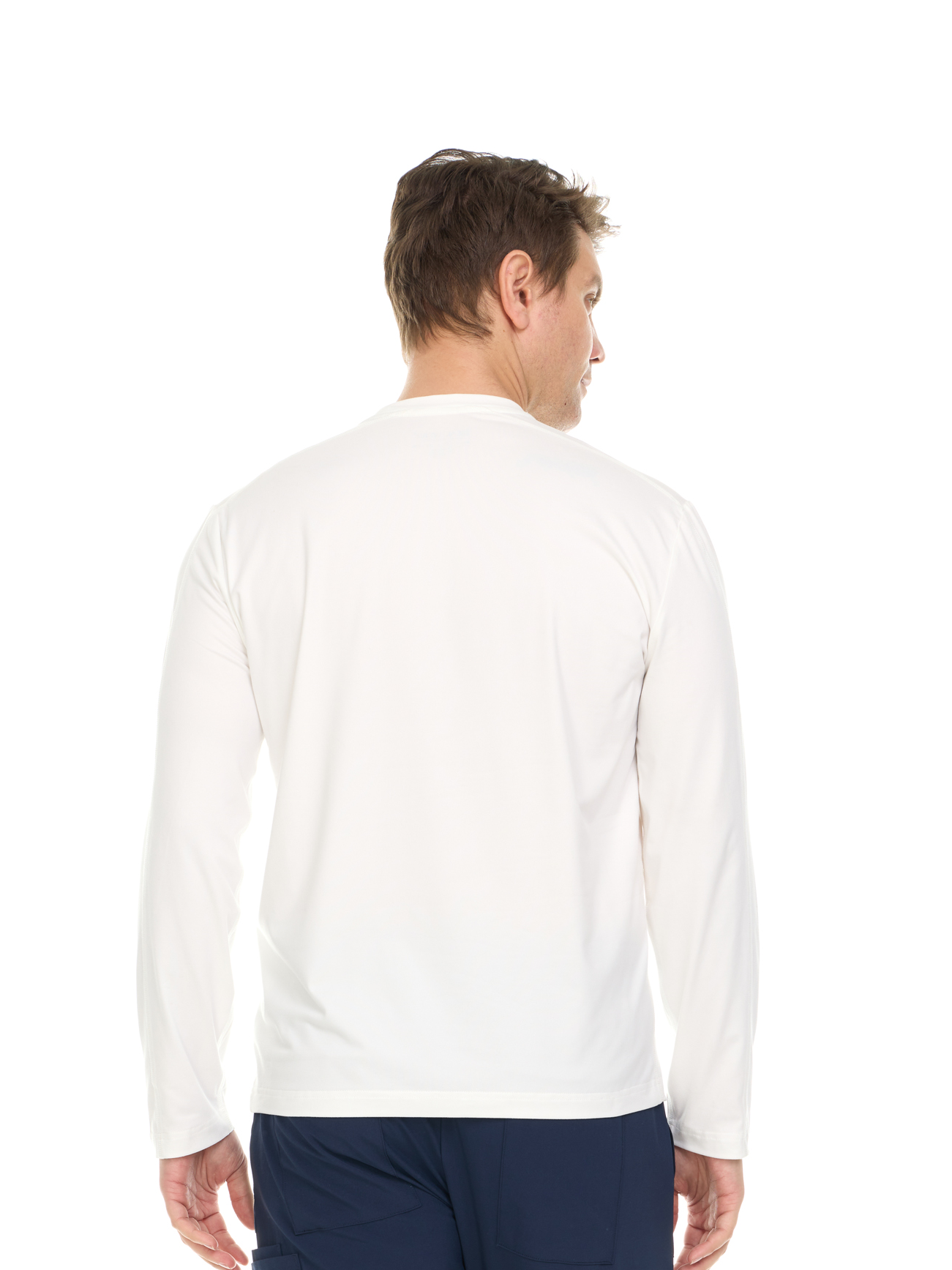 HEAL+WEAR Men's Long Sleeve Underscrub - Stretch Machine Washable | Lightweight&Comfortable Workwear