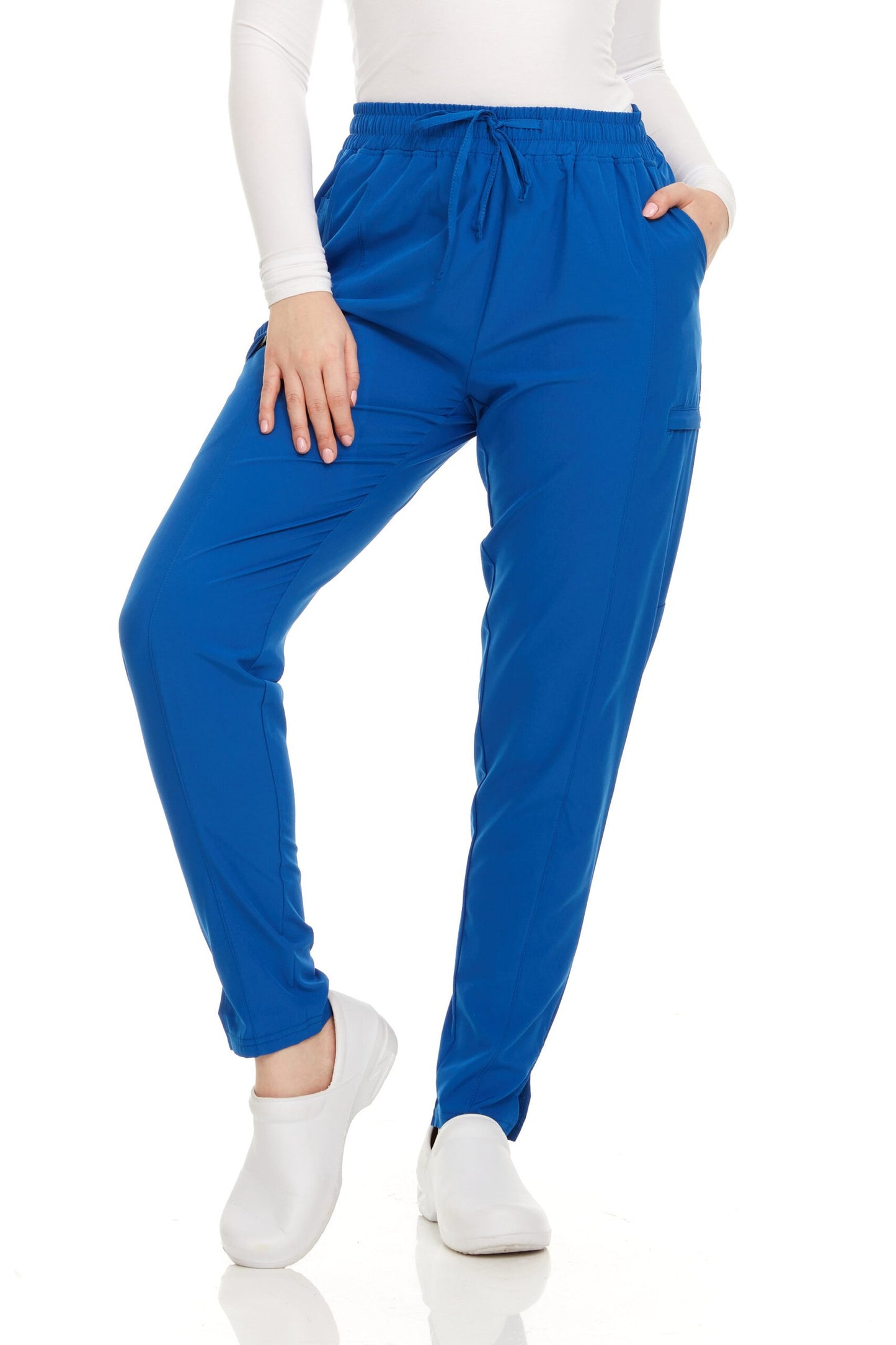 HEAL+WEAR Women’s Scrub Pants with Pockets – Stretch Jogger Medical Workwear,4-Way Stretch, Elastic Waist Nurse Uniform Bottoms