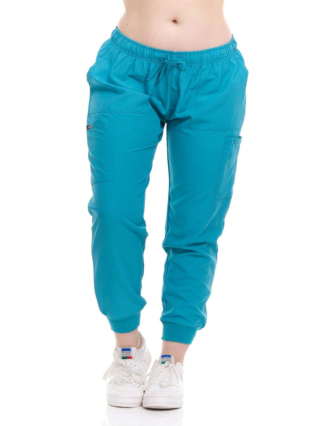 HEAL+WEAR Women's Scrub Pants – High Stretch, Breathable Fabric, Drawstring Waist, Multi-Pocket,4-Way Stretch,Spa Nurse Clinical Workwear