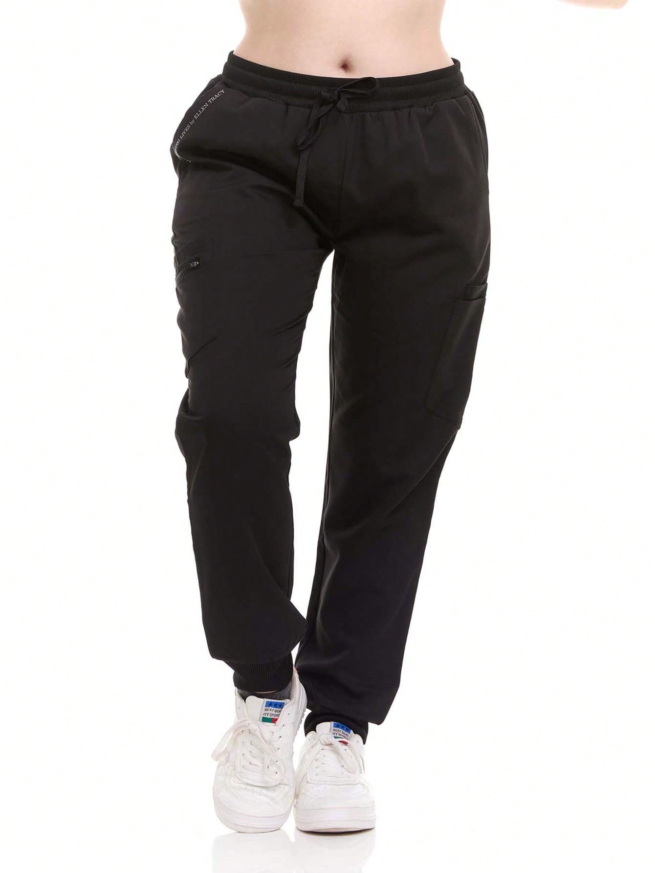 HEAL + WEAR Women's Jogger Scrub Pants With Cargo Pockets 4-Way Stretch Soft Stretch Drawstring Waist Stylish Fit Available