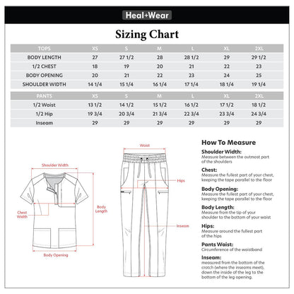 HEAL+WEAR Women’s Zip-Up Scrub Jacket – Stretchy Clinical Workwear with Ribbed Trim | 4-Way Stretch | Nurse Beauty Salon Uniform | Surgical Spa Doctor Nursing Suit