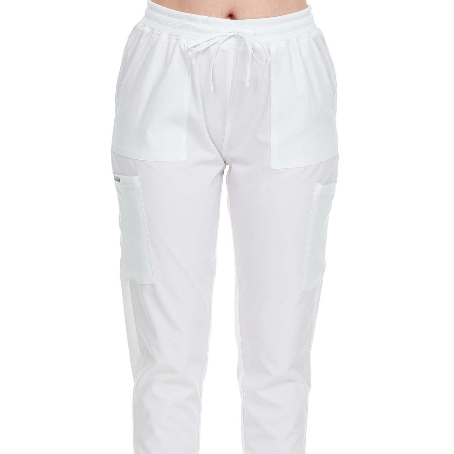 HEAL+WEAR Women's Jogger Scrub Pants - Stretch Waistband Medical Uniform Bottoms with 6 Handy Pockets for Nursing, Spa & Clinical Workwear