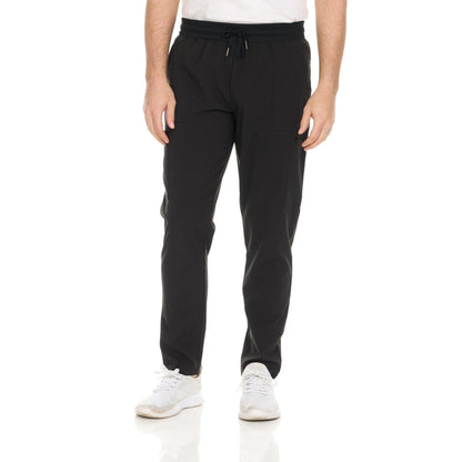 HEAL+WEAR Men's Clinical Scrub Pants with Drawstring Waist & Multiple Pockets – 4-Way Stretch - Modern Straight-Leg Design for Healthcare and Salon Workwear