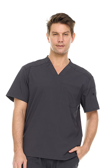Heal+Wear Men's Scrubs - Durable Multi-Pocket Design, V-Neck, Easy-Care Fabric, Designed for Every Shift, Anti-Wrinkle Scrubs for Men