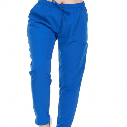 HEAL+WEAR Women’s Tapered Scrub Pants – 4-Way Stretch - Stretch Slim Fit Medical Uniform Bottoms with Pockets, Soft Lightweight Workwear for Nurses & Healthcare