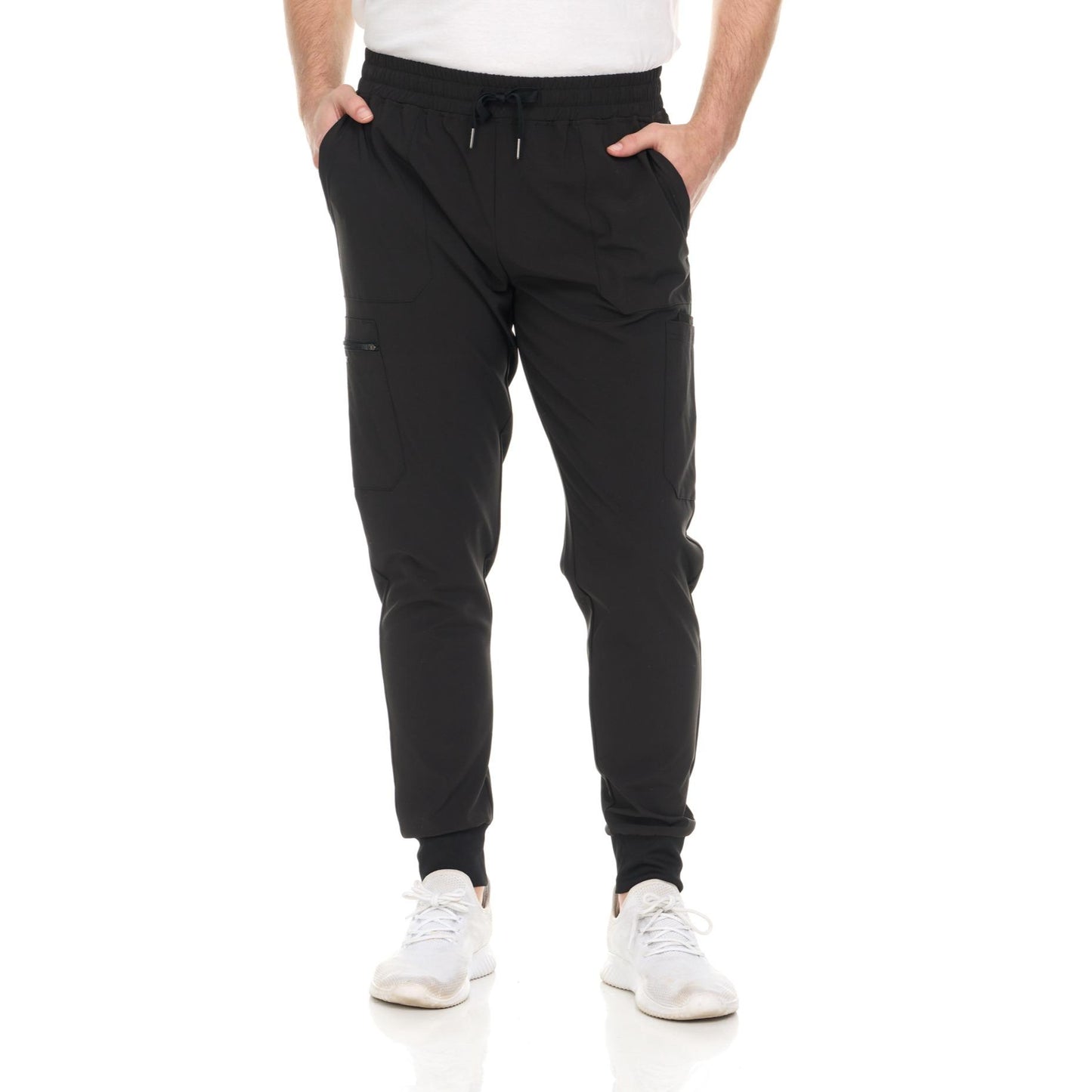 HEAL+WEAR Menswear Clinical Scrub Pants – Jogger Fit, Elastic Waist, with 6 Pockets Medical Workwear