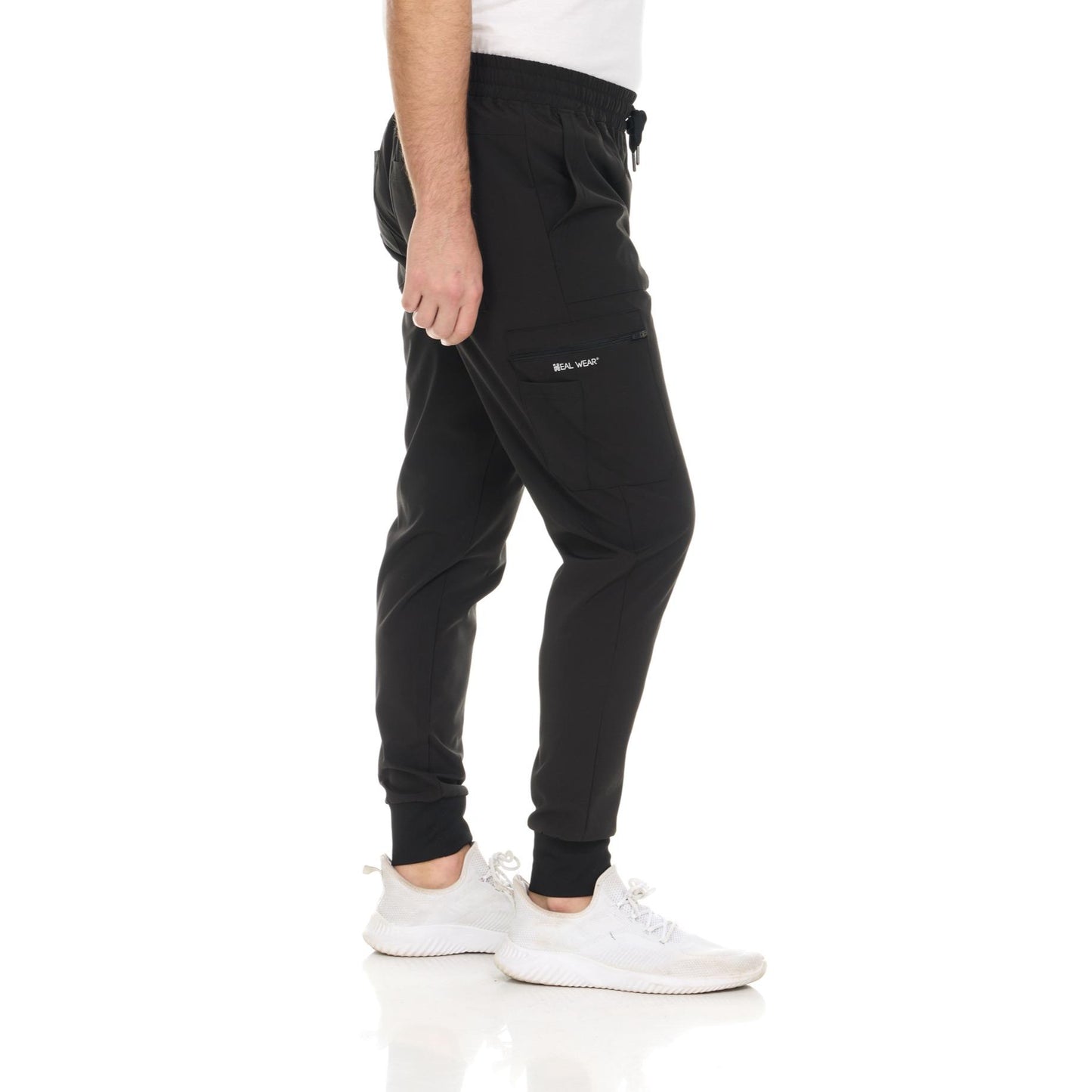 HEAL+WEAR Menswear Clinical Scrub Pants – Jogger Fit, Elastic Waist, with 6 Pockets Medical Workwear