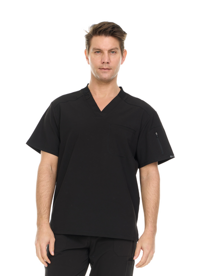 Heal+Wear Men's Scrubs - Durable Multi-Pocket Design, V-Neck, Easy-Care Fabric, Designed for Every Shift, Anti-Wrinkle Scrubs for Men