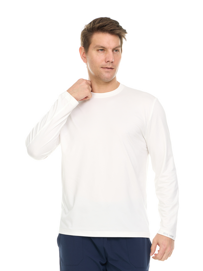 HEAL+WEAR Men's Long Sleeve Underscrub - Stretch Machine Washable | Lightweight&Comfortable Workwear