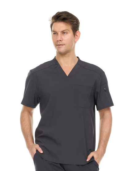 Heal+Wear Men's Scrubs - Durable Multi-Pocket Design, V-Neck, Easy-Care Fabric, Designed for Every Shift, Anti-Wrinkle Scrubs for Men