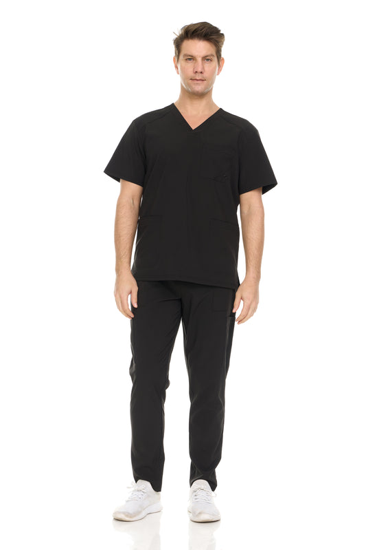 Men's V-Neck Stretch Scrub Top