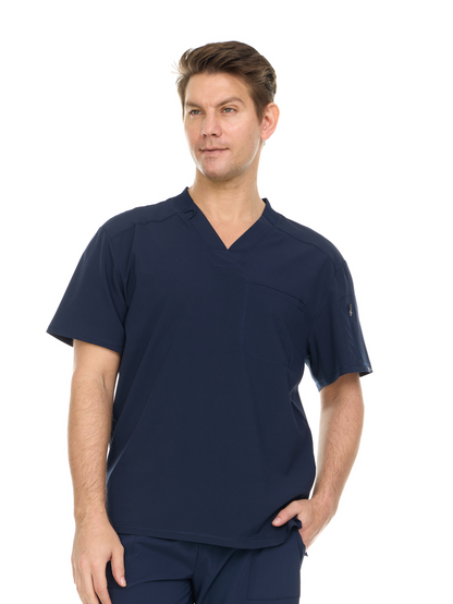 Heal+Wear Men's Scrubs - Durable Multi-Pocket Design, V-Neck, Easy-Care Fabric, Designed for Every Shift, Anti-Wrinkle Scrubs for Men