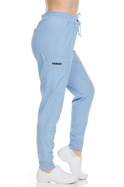 Women's Multi-Pocket Jogger Scrub Pants 3-Pack