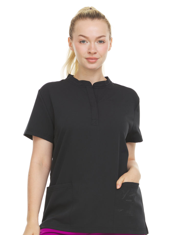 HEAL+WEAR Women’s Stretch Scrub Top - Moisture-Wicking