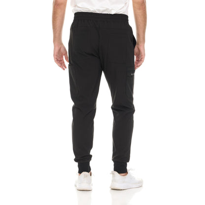 HEAL+WEAR Menswear Clinical Scrub Pants – Jogger Fit, Elastic Waist, with 6 Pockets Medical Workwear