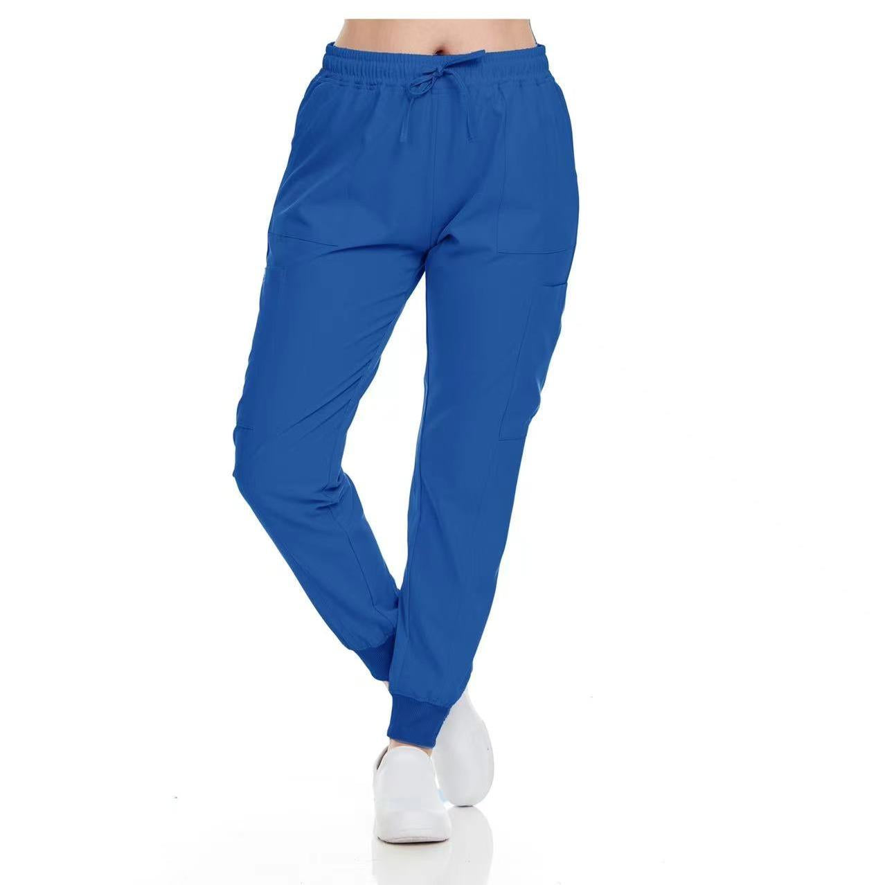 HEAL+WEAR Women’s Jogger Scrub Pants – Stretchy, Lightweight Medical Cargo Pants with Pockets – 4-Way Stretch - Elastic Waist & Drawstring – Multiple Colors Choic