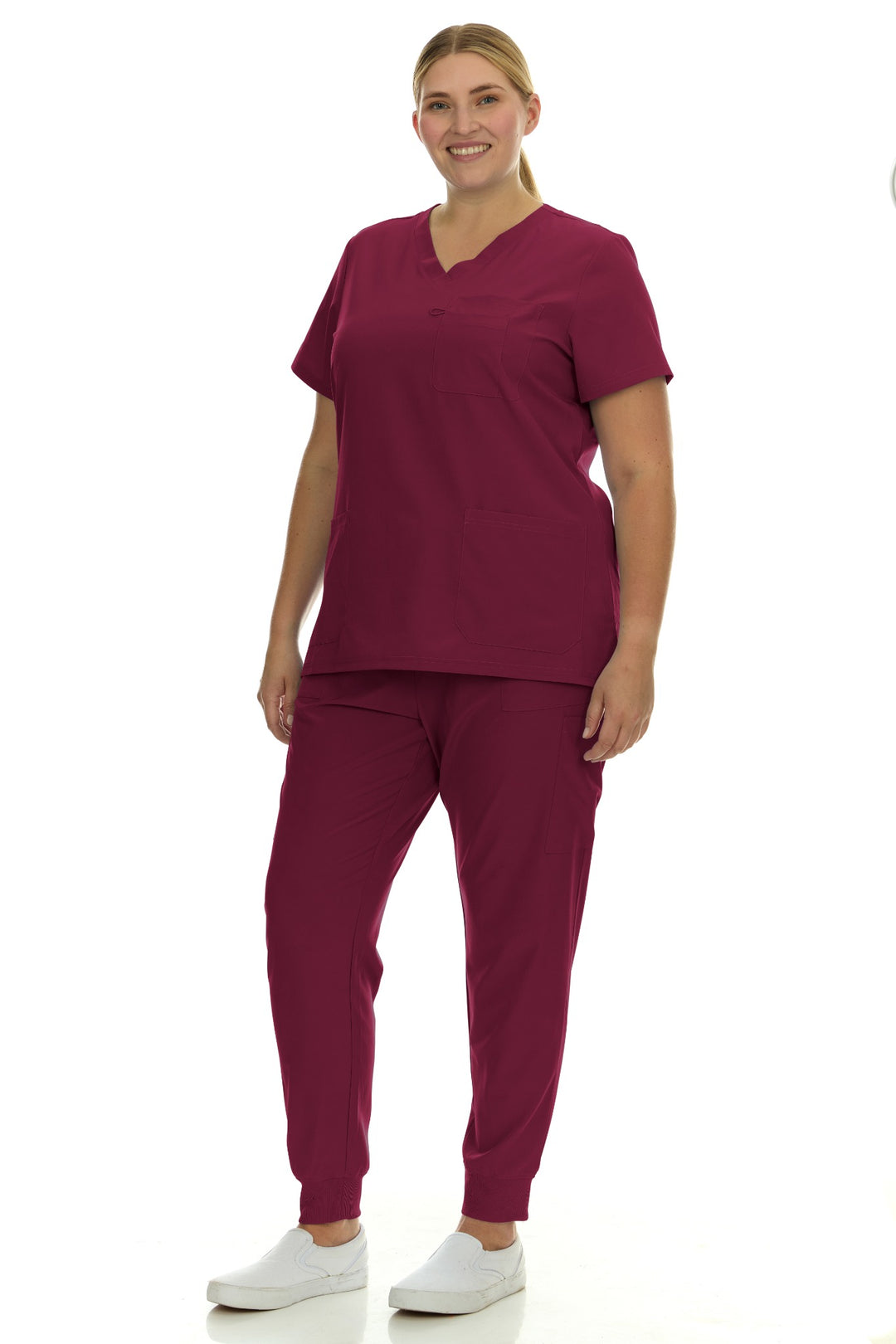 HEAL+WEAR Plus Size Women’s V-Neck Scrub Top