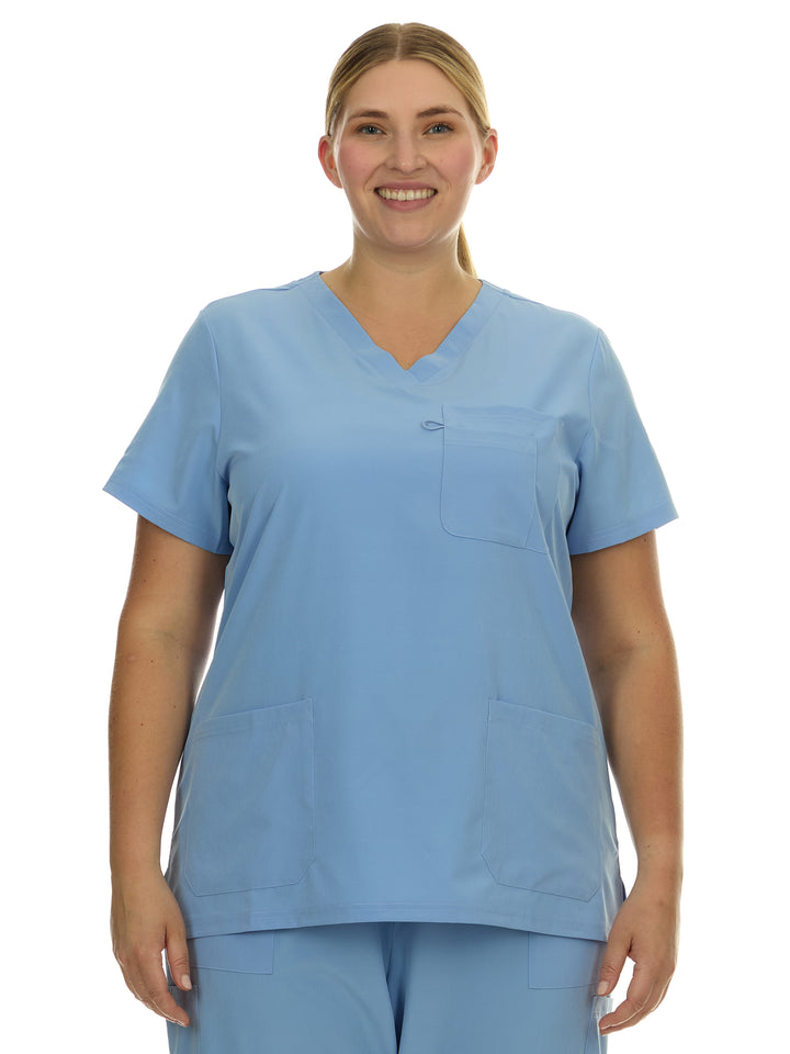 HEAL+WEAR Plus Size Women’s V-Neck Scrub Top