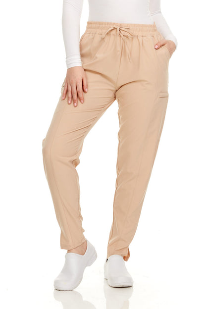 HEAL+WEAR Women’s Scrub Pants with Pockets – Stretch Jogger Medical Workwear,4-Way Stretch, Elastic Waist Nurse Uniform Bottoms